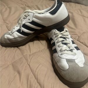adidas White and Black Athletic Shoes